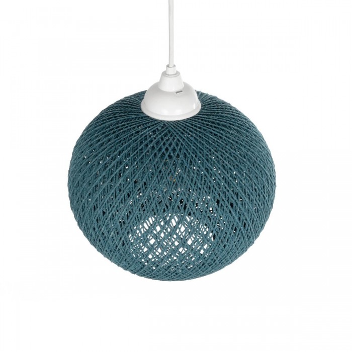 GLOBOSTAR® SOLEI 205-0012 Boho Κρεμαστό Φωτιστικό Οροφής με Ντουί 1 x E27 AC 220-240V IP20 - Τιρκουάζ - M20 x Π20 x Υ25cm GLOBOSTAR® SOLEI 205-0012 Boho Κρεμαστό Φωτιστικό Οροφής με Ντουί 1 x E27 AC 220-240V IP20 - Τιρκουάζ - M20 x Π20 x Υ25cm