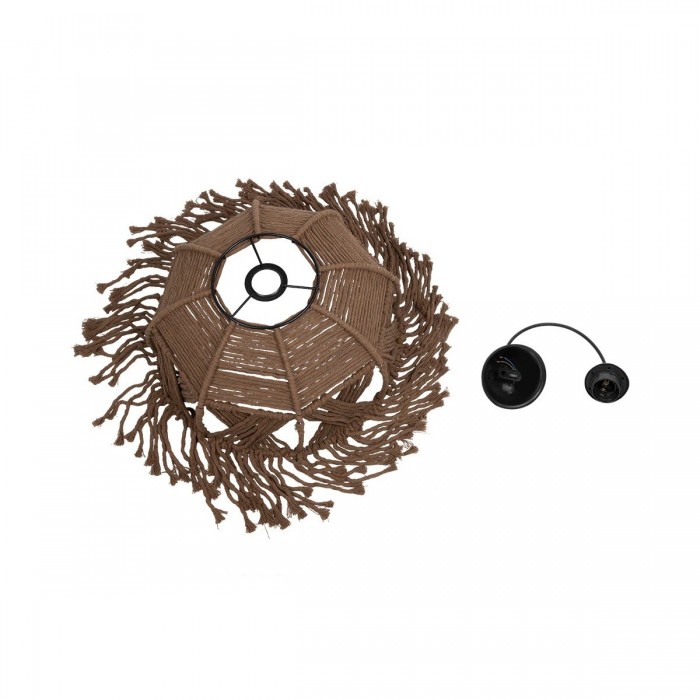 GLOBOSTAR® TONA 205-0016 Boho Κρεμαστό Φωτιστικό Οροφής με Ντουί 1 x E27 AC 220-240V IP20 - Καφέ- M40 x Π40 x Υ38cm GLOBOSTAR® TONA 205-0016 Boho Κρεμαστό Φωτιστικό Οροφής με Ντουί 1 x E27 AC 220-240V IP20 - Καφέ- M40 x Π40 x Υ38cm