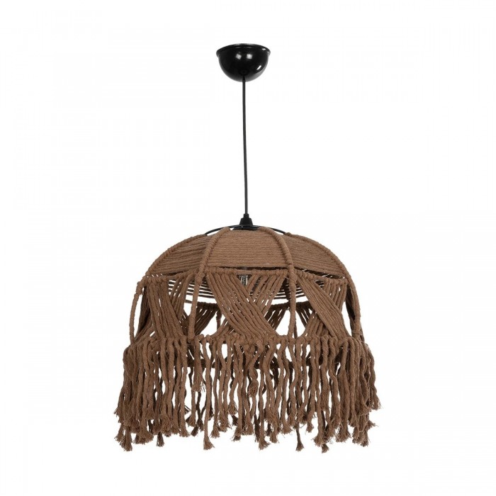 GLOBOSTAR® TONA 205-0016 Boho Κρεμαστό Φωτιστικό Οροφής με Ντουί 1 x E27 AC 220-240V IP20 - Καφέ- M40 x Π40 x Υ38cm GLOBOSTAR® TONA 205-0016 Boho Κρεμαστό Φωτιστικό Οροφής με Ντουί 1 x E27 AC 220-240V IP20 - Καφέ- M40 x Π40 x Υ38cm