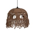 GLOBOSTAR® TONA 205-0016 Boho Κρεμαστό Φωτιστικό Οροφής με Ντουί 1 x E27 AC 220-240V IP20 - Καφέ- M40 x Π40 x Υ38cm GLOBOSTAR® TONA 205-0016 Boho Κρεμαστό Φωτιστικό Οροφής με Ντουί 1 x E27 AC 220-240V IP20 - Καφέ- M40 x Π40 x Υ38cm