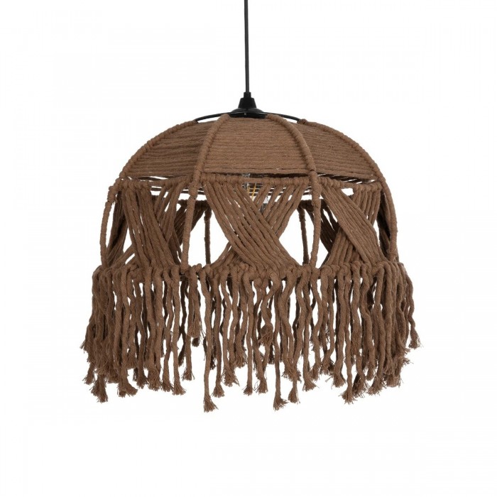 GLOBOSTAR® TONA 205-0016 Boho Κρεμαστό Φωτιστικό Οροφής με Ντουί 1 x E27 AC 220-240V IP20 - Καφέ- M40 x Π40 x Υ38cm GLOBOSTAR® TONA 205-0016 Boho Κρεμαστό Φωτιστικό Οροφής με Ντουί 1 x E27 AC 220-240V IP20 - Καφέ- M40 x Π40 x Υ38cm