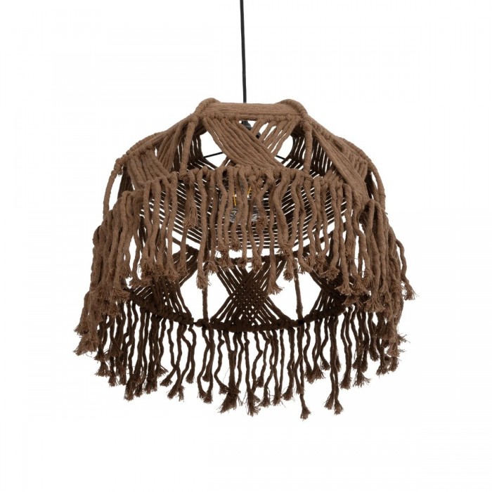 GLOBOSTAR® TONA 205-0016 Boho Κρεμαστό Φωτιστικό Οροφής με Ντουί 1 x E27 AC 220-240V IP20 - Καφέ- M40 x Π40 x Υ38cm GLOBOSTAR® TONA 205-0016 Boho Κρεμαστό Φωτιστικό Οροφής με Ντουί 1 x E27 AC 220-240V IP20 - Καφέ- M40 x Π40 x Υ38cm