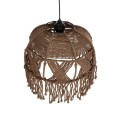 GLOBOSTAR® TONA 205-0016 Boho Κρεμαστό Φωτιστικό Οροφής με Ντουί 1 x E27 AC 220-240V IP20 - Καφέ- M40 x Π40 x Υ38cm GLOBOSTAR® TONA 205-0016 Boho Κρεμαστό Φωτιστικό Οροφής με Ντουί 1 x E27 AC 220-240V IP20 - Καφέ- M40 x Π40 x Υ38cm