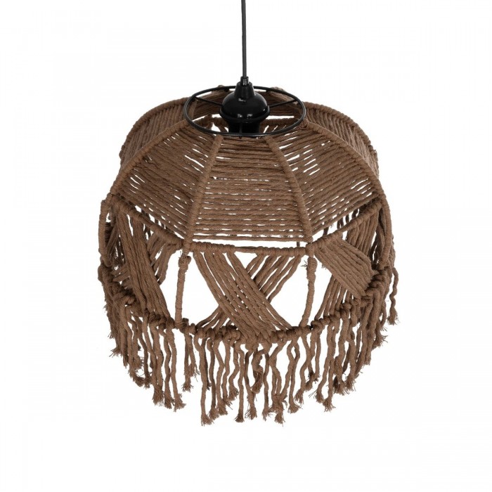 GLOBOSTAR® TONA 205-0016 Boho Κρεμαστό Φωτιστικό Οροφής με Ντουί 1 x E27 AC 220-240V IP20 - Καφέ- M40 x Π40 x Υ38cm GLOBOSTAR® TONA 205-0016 Boho Κρεμαστό Φωτιστικό Οροφής με Ντουί 1 x E27 AC 220-240V IP20 - Καφέ- M40 x Π40 x Υ38cm