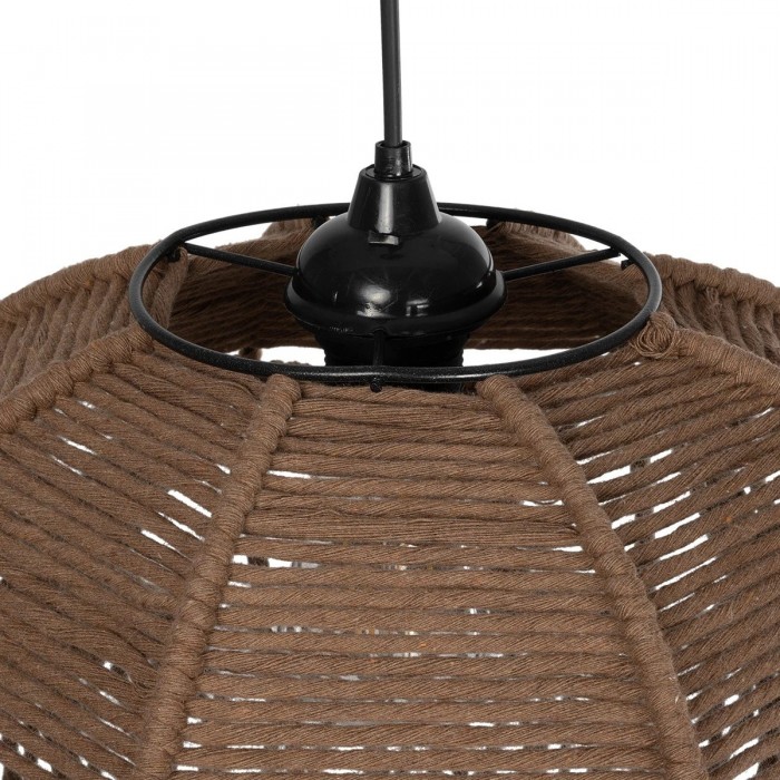 GLOBOSTAR® TONA 205-0016 Boho Κρεμαστό Φωτιστικό Οροφής με Ντουί 1 x E27 AC 220-240V IP20 - Καφέ- M40 x Π40 x Υ38cm GLOBOSTAR® TONA 205-0016 Boho Κρεμαστό Φωτιστικό Οροφής με Ντουί 1 x E27 AC 220-240V IP20 - Καφέ- M40 x Π40 x Υ38cm