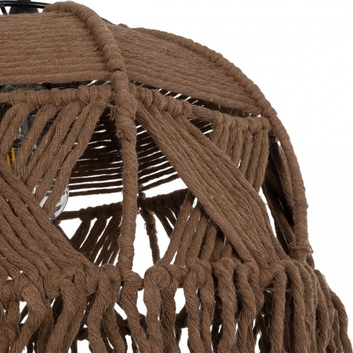 GLOBOSTAR® TONA 205-0016 Boho Κρεμαστό Φωτιστικό Οροφής με Ντουί 1 x E27 AC 220-240V IP20 - Καφέ- M40 x Π40 x Υ38cm GLOBOSTAR® TONA 205-0016 Boho Κρεμαστό Φωτιστικό Οροφής με Ντουί 1 x E27 AC 220-240V IP20 - Καφέ- M40 x Π40 x Υ38cm