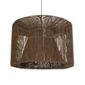GLOBOSTAR® ZYLINDER 205-0023 Boho Κρεμαστό Φωτιστικό Οροφής με Ντουί 1 x E27 AC 220-240V IP20 - Καφέ - M80 x Π80 x Υ51cm GLOBOSTAR® ZYLINDER 205-0023 Boho Κρεμαστό Φωτιστικό Οροφής με Ντουί 1 x E27 AC 220-240V IP20 - Καφέ - M80 x Π80 x Υ51cm