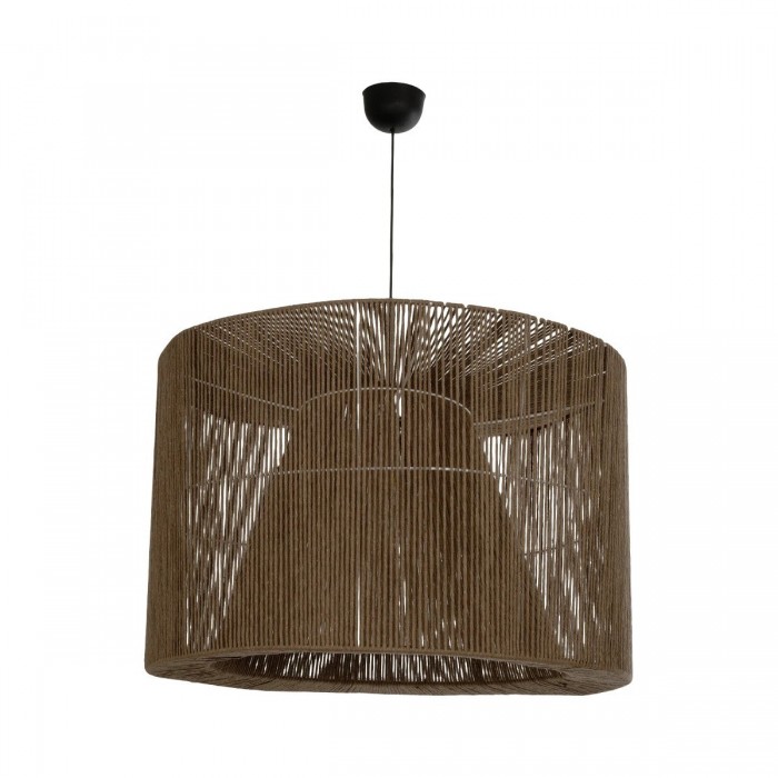 GLOBOSTAR® ZYLINDER 205-0023 Boho Κρεμαστό Φωτιστικό Οροφής με Ντουί 1 x E27 AC 220-240V IP20 - Καφέ - M80 x Π80 x Υ51cm GLOBOSTAR® ZYLINDER 205-0023 Boho Κρεμαστό Φωτιστικό Οροφής με Ντουί 1 x E27 AC 220-240V IP20 - Καφέ - M80 x Π80 x Υ51cm