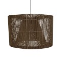 GLOBOSTAR® ZYLINDER 205-0023 Boho Κρεμαστό Φωτιστικό Οροφής με Ντουί 1 x E27 AC 220-240V IP20 - Καφέ - M80 x Π80 x Υ51cm GLOBOSTAR® ZYLINDER 205-0023 Boho Κρεμαστό Φωτιστικό Οροφής με Ντουί 1 x E27 AC 220-240V IP20 - Καφέ - M80 x Π80 x Υ51cm