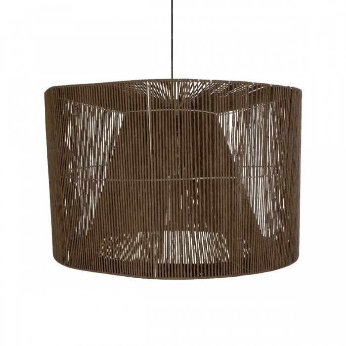GLOBOSTAR® ZYLINDER 205-0023 Boho Κρεμαστό Φωτιστικό Οροφής με Ντουί 1 x E27 AC 220-240V IP20 - Καφέ - M80 x Π80 x Υ51cm GLOBOSTAR® ZYLINDER 205-0023 Boho Κρεμαστό Φωτιστικό Οροφής με Ντουί 1 x E27 AC 220-240V IP20 - Καφέ - M80 x Π80 x Υ51cm