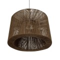 GLOBOSTAR® ZYLINDER 205-0023 Boho Κρεμαστό Φωτιστικό Οροφής με Ντουί 1 x E27 AC 220-240V IP20 - Καφέ - M80 x Π80 x Υ51cm GLOBOSTAR® ZYLINDER 205-0023 Boho Κρεμαστό Φωτιστικό Οροφής με Ντουί 1 x E27 AC 220-240V IP20 - Καφέ - M80 x Π80 x Υ51cm