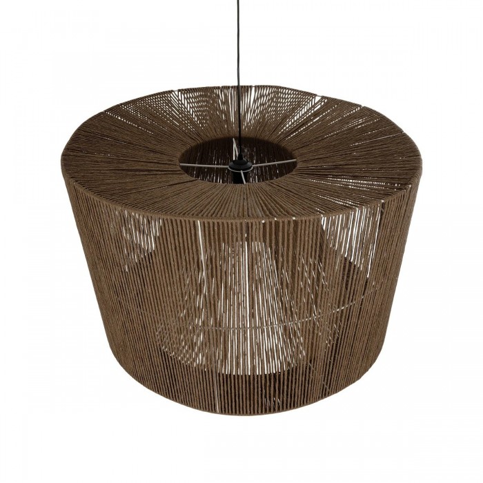GLOBOSTAR® ZYLINDER 205-0023 Boho Κρεμαστό Φωτιστικό Οροφής με Ντουί 1 x E27 AC 220-240V IP20 - Καφέ - M80 x Π80 x Υ51cm GLOBOSTAR® ZYLINDER 205-0023 Boho Κρεμαστό Φωτιστικό Οροφής με Ντουί 1 x E27 AC 220-240V IP20 - Καφέ - M80 x Π80 x Υ51cm