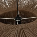 GLOBOSTAR® ZYLINDER 205-0023 Boho Κρεμαστό Φωτιστικό Οροφής με Ντουί 1 x E27 AC 220-240V IP20 - Καφέ - M80 x Π80 x Υ51cm GLOBOSTAR® ZYLINDER 205-0023 Boho Κρεμαστό Φωτιστικό Οροφής με Ντουί 1 x E27 AC 220-240V IP20 - Καφέ - M80 x Π80 x Υ51cm
