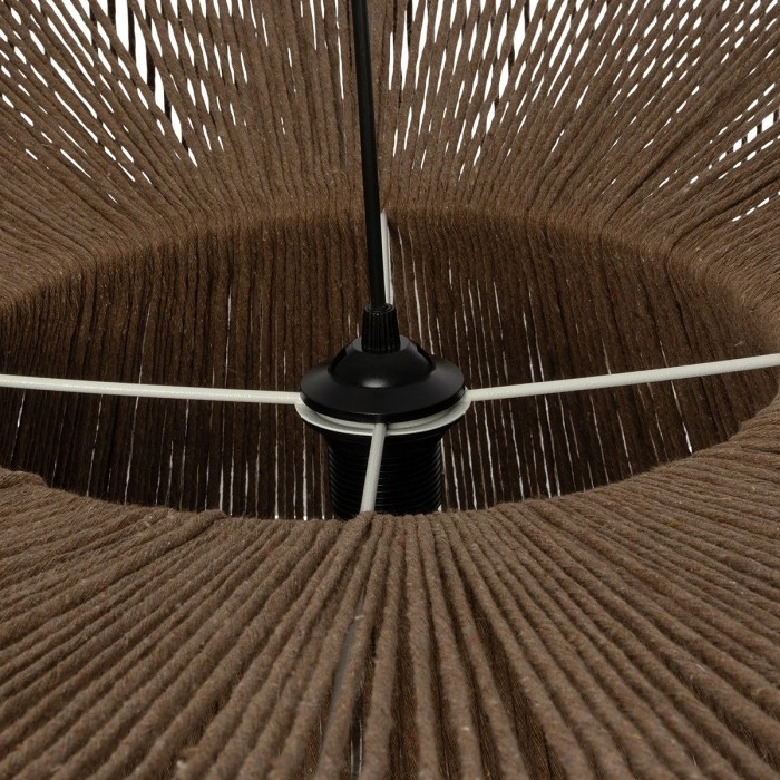 GLOBOSTAR® ZYLINDER 205-0023 Boho Κρεμαστό Φωτιστικό Οροφής με Ντουί 1 x E27 AC 220-240V IP20 - Καφέ - M80 x Π80 x Υ51cm GLOBOSTAR® ZYLINDER 205-0023 Boho Κρεμαστό Φωτιστικό Οροφής με Ντουί 1 x E27 AC 220-240V IP20 - Καφέ - M80 x Π80 x Υ51cm