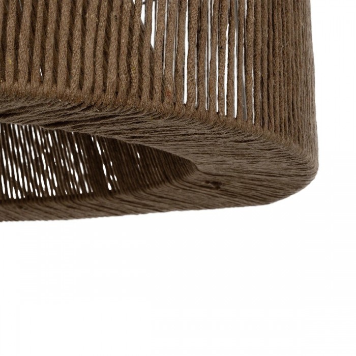 GLOBOSTAR® ZYLINDER 205-0023 Boho Κρεμαστό Φωτιστικό Οροφής με Ντουί 1 x E27 AC 220-240V IP20 - Καφέ - M80 x Π80 x Υ51cm GLOBOSTAR® ZYLINDER 205-0023 Boho Κρεμαστό Φωτιστικό Οροφής με Ντουί 1 x E27 AC 220-240V IP20 - Καφέ - M80 x Π80 x Υ51cm