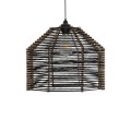 GLOBOSTAR® VORK 205-0027 Boho Κρεμαστό Φωτιστικό Οροφής με Ντουί 1 x E27 AC 220-240V IP20 - Μαύρο - M40 x Π40 x Υ36cm GLOBOSTAR® VORK 205-0027 Boho Κρεμαστό Φωτιστικό Οροφής με Ντουί 1 x E27 AC 220-240V IP20 - Μαύρο - M40 x Π40 x Υ36cm