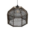 GLOBOSTAR® VORK 205-0027 Boho Κρεμαστό Φωτιστικό Οροφής με Ντουί 1 x E27 AC 220-240V IP20 - Μαύρο - M40 x Π40 x Υ36cm GLOBOSTAR® VORK 205-0027 Boho Κρεμαστό Φωτιστικό Οροφής με Ντουί 1 x E27 AC 220-240V IP20 - Μαύρο - M40 x Π40 x Υ36cm