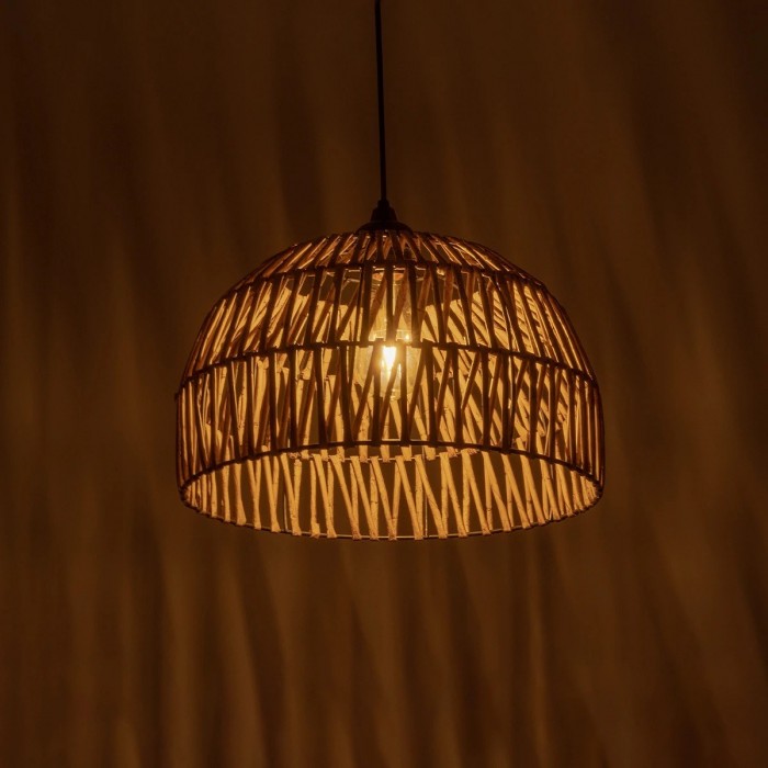 GLOBOSTAR® ARANCIA 205-0047 Boho Κρεμαστό Φωτιστικό Οροφής με Ντουί 1 x E27 AC 220-240V IP20 - Μπεζ - M35 x Π35 x Υ26cm GLOBOSTAR® ARANCIA 205-0047 Boho Κρεμαστό Φωτιστικό Οροφής με Ντουί 1 x E27 AC 220-240V IP20 - Μπεζ - M35 x Π35 x Υ26cm