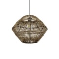 GLOBOSTAR® ARANCIA 205-0048 Boho Κρεμαστό Φωτιστικό Οροφής με Ντουί 1 x E27 AC 220-240V IP20 - Μπεζ - M46 x Π46 x Υ35cm GLOBOSTAR® ARANCIA 205-0048 Boho Κρεμαστό Φωτιστικό Οροφής με Ντουί 1 x E27 AC 220-240V IP20 - Μπεζ - M46 x Π46 x Υ35cm
