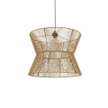 GLOBOSTAR® UPCONE 205-0056 Boho Κρεμαστό Φωτιστικό Οροφής με Ντουί 1 x E27 AC 220-240V IP20 - Μπεζ - M50 x Π50 x Υ43cm GLOBOSTAR® UPCONE 205-0056 Boho Κρεμαστό Φωτιστικό Οροφής με Ντουί 1 x E27 AC 220-240V IP20 - Μπεζ - M50 x Π50 x Υ43cm