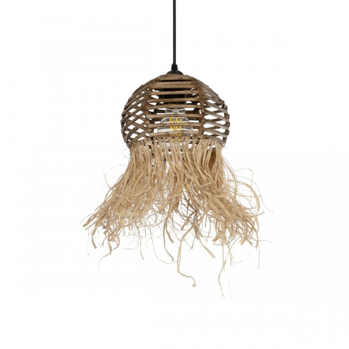 GLOBOSTAR® RIKTA 205-0077 Boho Κρεμαστό Φωτιστικό Οροφής με Ντουί 1 x E27 AC 220-240V IP20 - Μπεζ - M20 x Π20 x Υ30cm GLOBOSTAR® RIKTA 205-0077 Boho Κρεμαστό Φωτιστικό Οροφής με Ντουί 1 x E27 AC 220-240V IP20 - Μπεζ - M20 x Π20 x Υ30cm