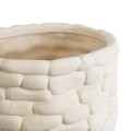 GloboStar® Artificial Garden UBUD 20512 Διακοσμητικό Κεραμικό Κασπώ Γλάστρα - Flower Pot Λευκό Φ15.5 x Υ15cm GloboStar® Artificial Garden UBUD 20512 Διακοσμητικό Κεραμικό Κασπώ Γλάστρα - Flower Pot Λευκό Φ15.5 x Υ15cm