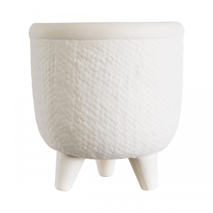 GloboStar® Artificial Garden YUKATAN 20513 Διακοσμητικό Κεραμικό Κασπώ Γλάστρα - Flower Pot Μπεζ Φ16 x Υ17.5cm GloboStar® Artificial Garden YUKATAN 20513 Διακοσμητικό Κεραμικό Κασπώ Γλάστρα - Flower Pot Μπεζ Φ16 x Υ17.5cm