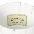 GloboStar® Artificial Garden DENPASAR 20526 Διακοσμητική Κεραμική Γλάστρα Λευκή με Χρυσό Μ20 x Π20 x Υ21 cm GloboStar® Artificial Garden DENPASAR 20526 Διακοσμητική Κεραμική Γλάστρα Λευκή με Χρυσό Μ20 x Π20 x Υ21 cm