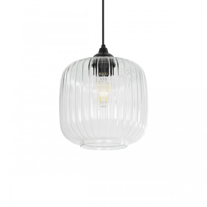 GLOBOSTAR® MELONI 206-0013 Μοντέρνο Κρεμαστό Φωτιστικό Οροφής με Ντουί 1 x E27 AC 220-240V IP20 - Διάφανο - Μ20 x Π20 x Υ24cm GLOBOSTAR® MELONI 206-0013 Μοντέρνο Κρεμαστό Φωτιστικό Οροφής με Ντουί 1 x E27 AC 220-240V IP20 - Διάφανο - Μ20 x Π20 x Υ24cm