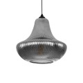GLOBOSTAR® VERRE 206-0021 Μοντέρνο Κρεμαστό Φωτιστικό Οροφής με Ντουί 1 x E27 AC 220-240V IP20 - Μαύρο Φιμέ - Μ38 x Π38 x Υ34cm GLOBOSTAR® VERRE 206-0021 Μοντέρνο Κρεμαστό Φωτιστικό Οροφής με Ντουί 1 x E27 AC 220-240V IP20 - Μαύρο Φιμέ - Μ38 x Π38 x Υ34cm