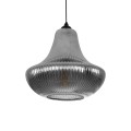 GLOBOSTAR® VERRE 206-0021 Μοντέρνο Κρεμαστό Φωτιστικό Οροφής με Ντουί 1 x E27 AC 220-240V IP20 - Μαύρο Φιμέ - Μ38 x Π38 x Υ34cm GLOBOSTAR® VERRE 206-0021 Μοντέρνο Κρεμαστό Φωτιστικό Οροφής με Ντουί 1 x E27 AC 220-240V IP20 - Μαύρο Φιμέ - Μ38 x Π38 x Υ34cm