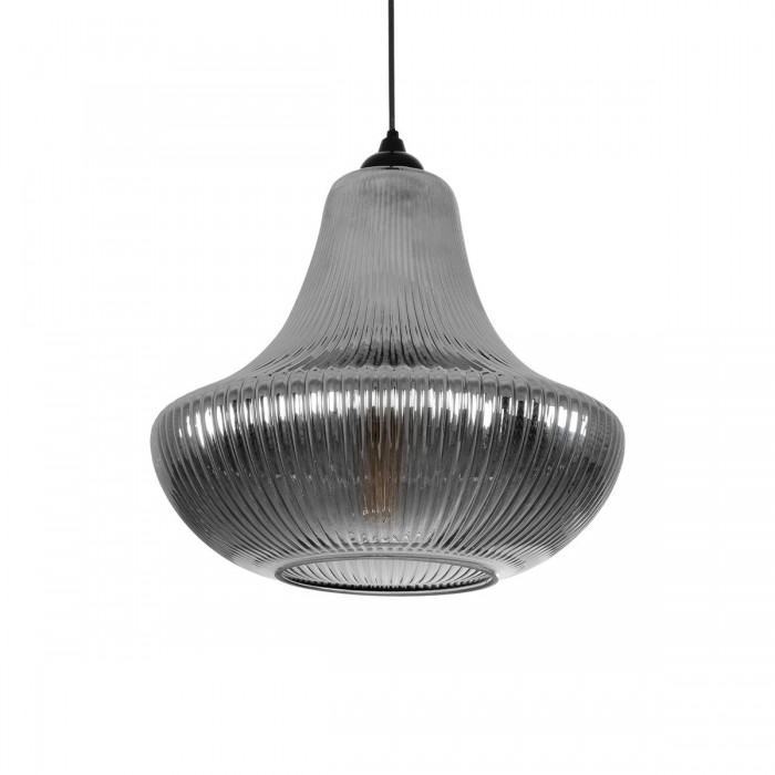 GLOBOSTAR® VERRE 206-0021 Μοντέρνο Κρεμαστό Φωτιστικό Οροφής με Ντουί 1 x E27 AC 220-240V IP20 - Μαύρο Φιμέ - Μ38 x Π38 x Υ34cm GLOBOSTAR® VERRE 206-0021 Μοντέρνο Κρεμαστό Φωτιστικό Οροφής με Ντουί 1 x E27 AC 220-240V IP20 - Μαύρο Φιμέ - Μ38 x Π38 x Υ34cm