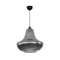 GLOBOSTAR® VERRE 206-0021 Μοντέρνο Κρεμαστό Φωτιστικό Οροφής με Ντουί 1 x E27 AC 220-240V IP20 - Μαύρο Φιμέ - Μ38 x Π38 x Υ34cm GLOBOSTAR® VERRE 206-0021 Μοντέρνο Κρεμαστό Φωτιστικό Οροφής με Ντουί 1 x E27 AC 220-240V IP20 - Μαύρο Φιμέ - Μ38 x Π38 x Υ34cm