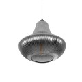 GLOBOSTAR® VERRE 206-0021 Μοντέρνο Κρεμαστό Φωτιστικό Οροφής με Ντουί 1 x E27 AC 220-240V IP20 - Μαύρο Φιμέ - Μ38 x Π38 x Υ34cm GLOBOSTAR® VERRE 206-0021 Μοντέρνο Κρεμαστό Φωτιστικό Οροφής με Ντουί 1 x E27 AC 220-240V IP20 - Μαύρο Φιμέ - Μ38 x Π38 x Υ34cm