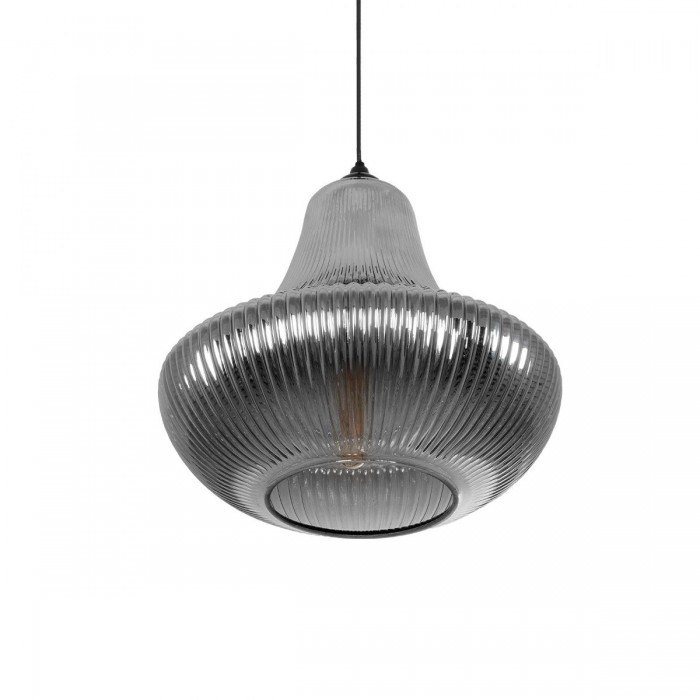 GLOBOSTAR® VERRE 206-0021 Μοντέρνο Κρεμαστό Φωτιστικό Οροφής με Ντουί 1 x E27 AC 220-240V IP20 - Μαύρο Φιμέ - Μ38 x Π38 x Υ34cm GLOBOSTAR® VERRE 206-0021 Μοντέρνο Κρεμαστό Φωτιστικό Οροφής με Ντουί 1 x E27 AC 220-240V IP20 - Μαύρο Φιμέ - Μ38 x Π38 x Υ34cm