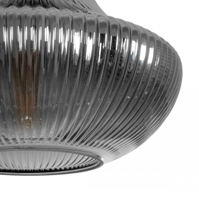 GLOBOSTAR® VERRE 206-0021 Μοντέρνο Κρεμαστό Φωτιστικό Οροφής με Ντουί 1 x E27 AC 220-240V IP20 - Μαύρο Φιμέ - Μ38 x Π38 x Υ34cm GLOBOSTAR® VERRE 206-0021 Μοντέρνο Κρεμαστό Φωτιστικό Οροφής με Ντουί 1 x E27 AC 220-240V IP20 - Μαύρο Φιμέ - Μ38 x Π38 x Υ34cm
