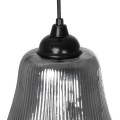 GLOBOSTAR® VERRE 206-0021 Μοντέρνο Κρεμαστό Φωτιστικό Οροφής με Ντουί 1 x E27 AC 220-240V IP20 - Μαύρο Φιμέ - Μ38 x Π38 x Υ34cm GLOBOSTAR® VERRE 206-0021 Μοντέρνο Κρεμαστό Φωτιστικό Οροφής με Ντουί 1 x E27 AC 220-240V IP20 - Μαύρο Φιμέ - Μ38 x Π38 x Υ34cm