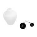 GLOBOSTAR® SKLO 206-0023 Μοντέρνο Κρεμαστό Φωτιστικό Οροφής με Ντουί 1 x E27 AC 220-240V IP20 - Λευκό - Μ22 x Π22 x Υ31cm GLOBOSTAR® SKLO 206-0023 Μοντέρνο Κρεμαστό Φωτιστικό Οροφής με Ντουί 1 x E27 AC 220-240V IP20 - Λευκό - Μ22 x Π22 x Υ31cm