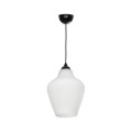 GLOBOSTAR® SKLO 206-0023 Μοντέρνο Κρεμαστό Φωτιστικό Οροφής με Ντουί 1 x E27 AC 220-240V IP20 - Λευκό - Μ22 x Π22 x Υ31cm GLOBOSTAR® SKLO 206-0023 Μοντέρνο Κρεμαστό Φωτιστικό Οροφής με Ντουί 1 x E27 AC 220-240V IP20 - Λευκό - Μ22 x Π22 x Υ31cm