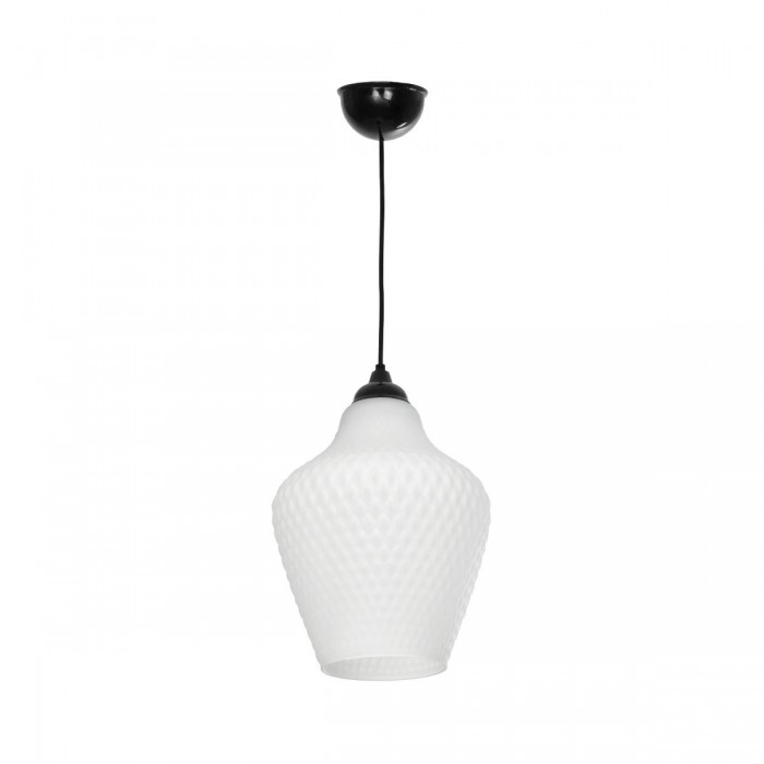 GLOBOSTAR® SKLO 206-0023 Μοντέρνο Κρεμαστό Φωτιστικό Οροφής με Ντουί 1 x E27 AC 220-240V IP20 - Λευκό - Μ22 x Π22 x Υ31cm GLOBOSTAR® SKLO 206-0023 Μοντέρνο Κρεμαστό Φωτιστικό Οροφής με Ντουί 1 x E27 AC 220-240V IP20 - Λευκό - Μ22 x Π22 x Υ31cm