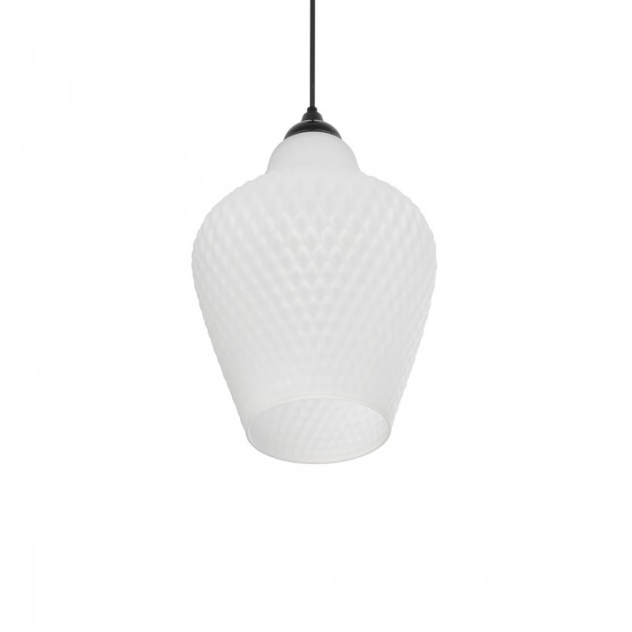 GLOBOSTAR® SKLO 206-0023 Μοντέρνο Κρεμαστό Φωτιστικό Οροφής με Ντουί 1 x E27 AC 220-240V IP20 - Λευκό - Μ22 x Π22 x Υ31cm GLOBOSTAR® SKLO 206-0023 Μοντέρνο Κρεμαστό Φωτιστικό Οροφής με Ντουί 1 x E27 AC 220-240V IP20 - Λευκό - Μ22 x Π22 x Υ31cm