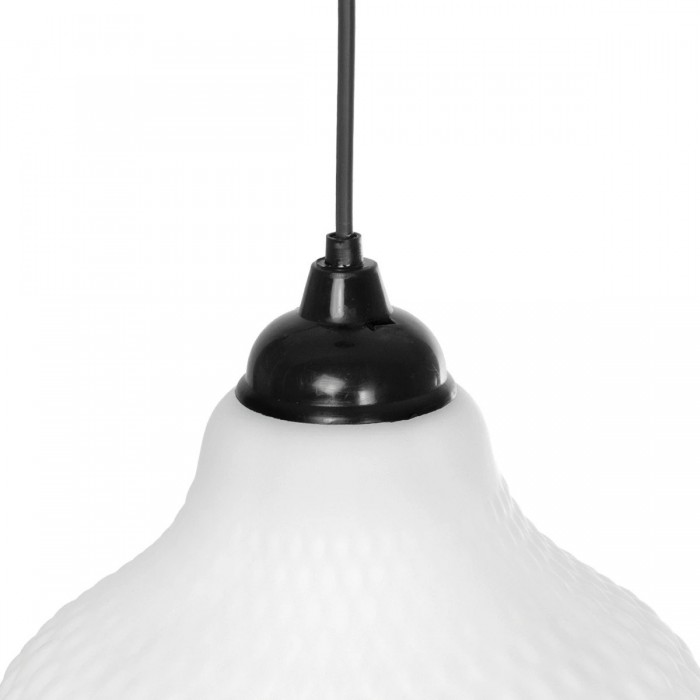 GLOBOSTAR® SKLO 206-0023 Μοντέρνο Κρεμαστό Φωτιστικό Οροφής με Ντουί 1 x E27 AC 220-240V IP20 - Λευκό - Μ22 x Π22 x Υ31cm GLOBOSTAR® SKLO 206-0023 Μοντέρνο Κρεμαστό Φωτιστικό Οροφής με Ντουί 1 x E27 AC 220-240V IP20 - Λευκό - Μ22 x Π22 x Υ31cm