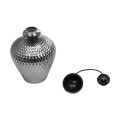 GLOBOSTAR® SKLO 206-0024 Μοντέρνο Κρεμαστό Φωτιστικό Οροφής με Ντουί 1 x E27 AC 220-240V IP20 - Μαύρο Φιμέ - Μ22 x Π22 x Υ31cm GLOBOSTAR® SKLO 206-0024 Μοντέρνο Κρεμαστό Φωτιστικό Οροφής με Ντουί 1 x E27 AC 220-240V IP20 - Μαύρο Φιμέ - Μ22 x Π22 x Υ31cm