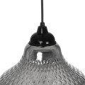 GLOBOSTAR® SKLO 206-0024 Μοντέρνο Κρεμαστό Φωτιστικό Οροφής με Ντουί 1 x E27 AC 220-240V IP20 - Μαύρο Φιμέ - Μ22 x Π22 x Υ31cm GLOBOSTAR® SKLO 206-0024 Μοντέρνο Κρεμαστό Φωτιστικό Οροφής με Ντουί 1 x E27 AC 220-240V IP20 - Μαύρο Φιμέ - Μ22 x Π22 x Υ31cm