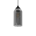 GLOBOSTAR® TUBE 206-0030 Μοντέρνο Κρεμαστό Φωτιστικό Οροφής με Ντουί 1 x E27 AC 220-240V IP20 - Μαύρο Φιμέ - Μ10 x Π10 x Υ24cm GLOBOSTAR® TUBE 206-0030 Μοντέρνο Κρεμαστό Φωτιστικό Οροφής με Ντουί 1 x E27 AC 220-240V IP20 - Μαύρο Φιμέ - Μ10 x Π10 x Υ24cm