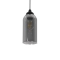 GLOBOSTAR® TUBE 206-0030 Μοντέρνο Κρεμαστό Φωτιστικό Οροφής με Ντουί 1 x E27 AC 220-240V IP20 - Μαύρο Φιμέ - Μ10 x Π10 x Υ24cm GLOBOSTAR® TUBE 206-0030 Μοντέρνο Κρεμαστό Φωτιστικό Οροφής με Ντουί 1 x E27 AC 220-240V IP20 - Μαύρο Φιμέ - Μ10 x Π10 x Υ24cm