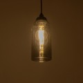 GLOBOSTAR® TUBE 206-0030 Μοντέρνο Κρεμαστό Φωτιστικό Οροφής με Ντουί 1 x E27 AC 220-240V IP20 - Μαύρο Φιμέ - Μ10 x Π10 x Υ24cm GLOBOSTAR® TUBE 206-0030 Μοντέρνο Κρεμαστό Φωτιστικό Οροφής με Ντουί 1 x E27 AC 220-240V IP20 - Μαύρο Φιμέ - Μ10 x Π10 x Υ24cm