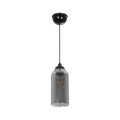 GLOBOSTAR® TUBE 206-0030 Μοντέρνο Κρεμαστό Φωτιστικό Οροφής με Ντουί 1 x E27 AC 220-240V IP20 - Μαύρο Φιμέ - Μ10 x Π10 x Υ24cm GLOBOSTAR® TUBE 206-0030 Μοντέρνο Κρεμαστό Φωτιστικό Οροφής με Ντουί 1 x E27 AC 220-240V IP20 - Μαύρο Φιμέ - Μ10 x Π10 x Υ24cm