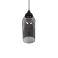 GLOBOSTAR® TUBE 206-0030 Μοντέρνο Κρεμαστό Φωτιστικό Οροφής με Ντουί 1 x E27 AC 220-240V IP20 - Μαύρο Φιμέ - Μ10 x Π10 x Υ24cm GLOBOSTAR® TUBE 206-0030 Μοντέρνο Κρεμαστό Φωτιστικό Οροφής με Ντουί 1 x E27 AC 220-240V IP20 - Μαύρο Φιμέ - Μ10 x Π10 x Υ24cm