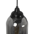 GLOBOSTAR® TUBE 206-0030 Μοντέρνο Κρεμαστό Φωτιστικό Οροφής με Ντουί 1 x E27 AC 220-240V IP20 - Μαύρο Φιμέ - Μ10 x Π10 x Υ24cm GLOBOSTAR® TUBE 206-0030 Μοντέρνο Κρεμαστό Φωτιστικό Οροφής με Ντουί 1 x E27 AC 220-240V IP20 - Μαύρο Φιμέ - Μ10 x Π10 x Υ24cm